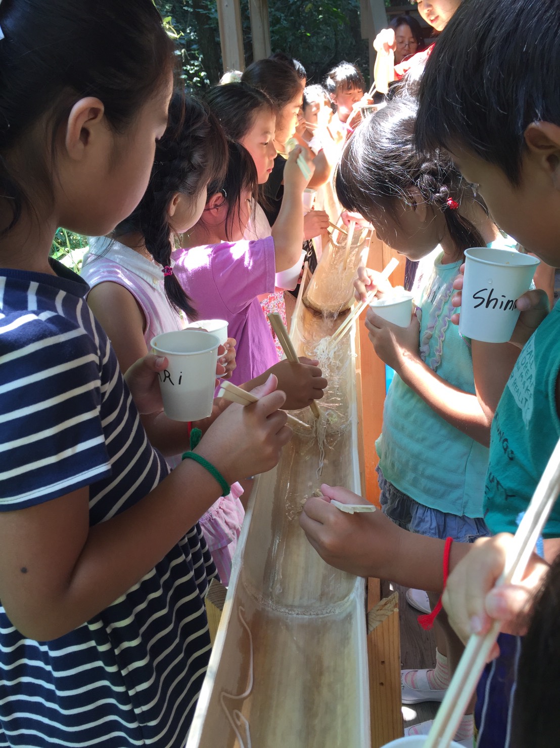 サマースクール 流しそうめん きっこ英会話 きっこイングリッシュスクール